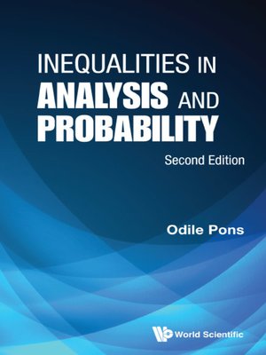 cover image of Inequalities In Analysis and Probability ()